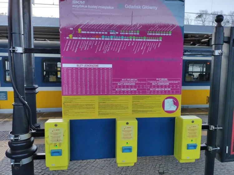 SKM train ticket validators